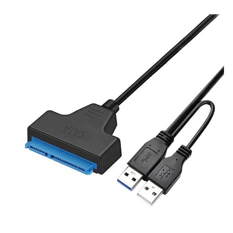 Adaptateur USB 3.0 vers SATA pour disque dur 2.5" / 3.5"