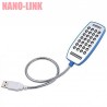 Lampe flexible 28 led - Bleu