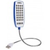 Lampe flexible 28 led - Bleu