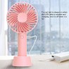 Ventilateur rechargable USB - Rose